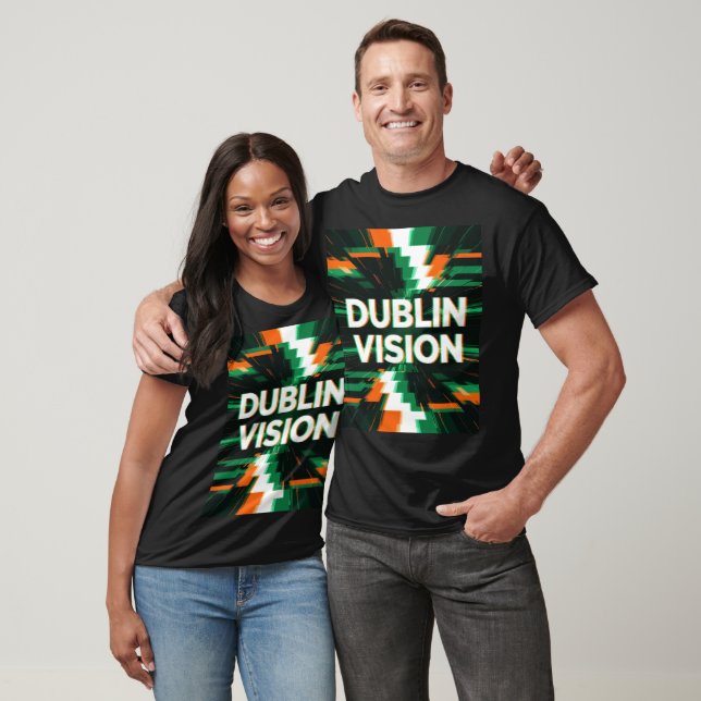 Dublin Vision Glitch Momentum T-Shirt (Unisex)