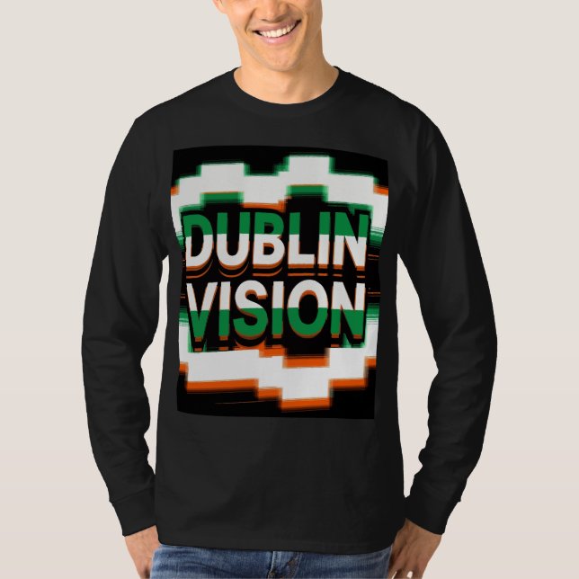 Dublin Vision Pixel Pulse T-Shirt (Front)