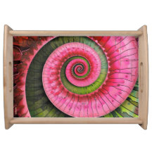 Dubman Designs: Glowing Pink and Green Fibonacci
