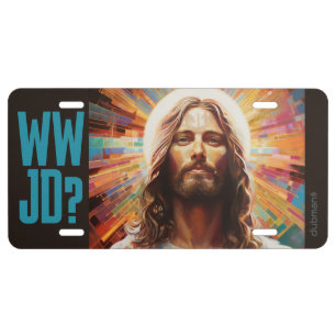 Dubman Does Design: EveryDay Jesus, WWJD License P Plate