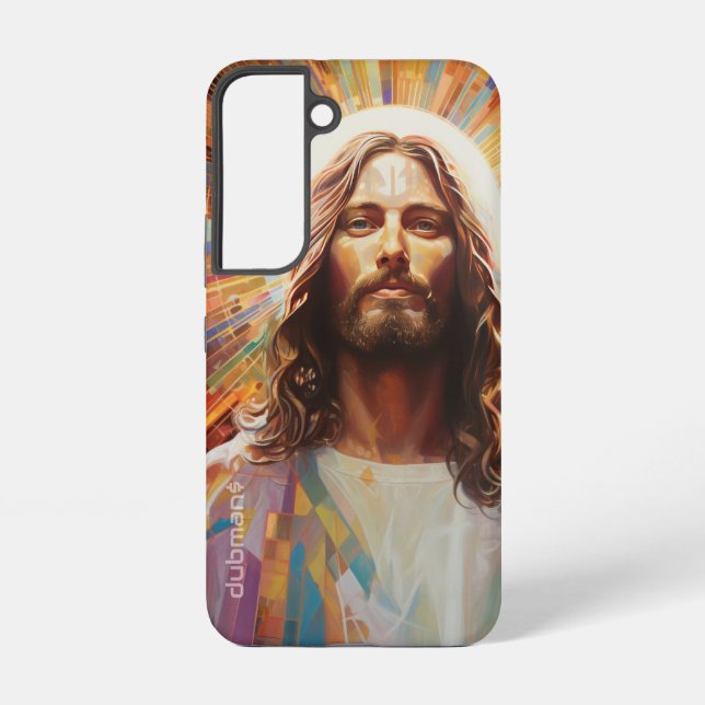 Dubman Does Design: Glowing Fibonacci Spiral Art Samsung Galaxy Case (Back)