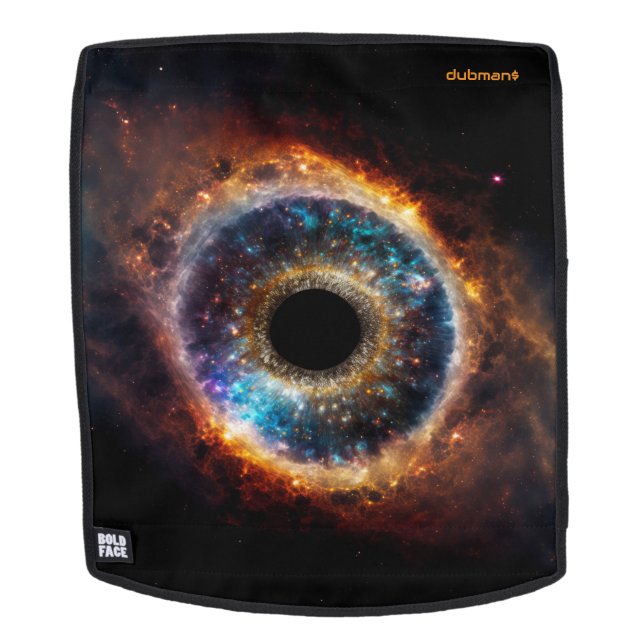 Dubman Does Design: Universal Eye, Celestial Scape Backpack (Removable Face)