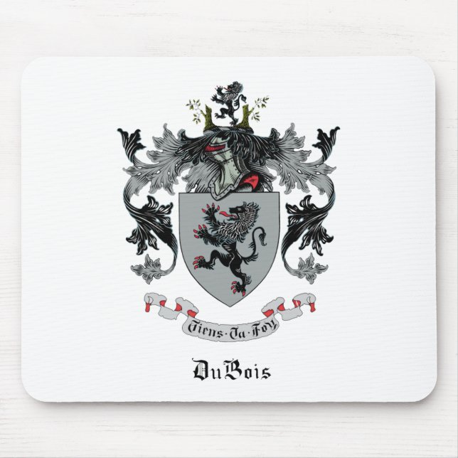 DuBois Family Crest Mouse Pad (Front)
