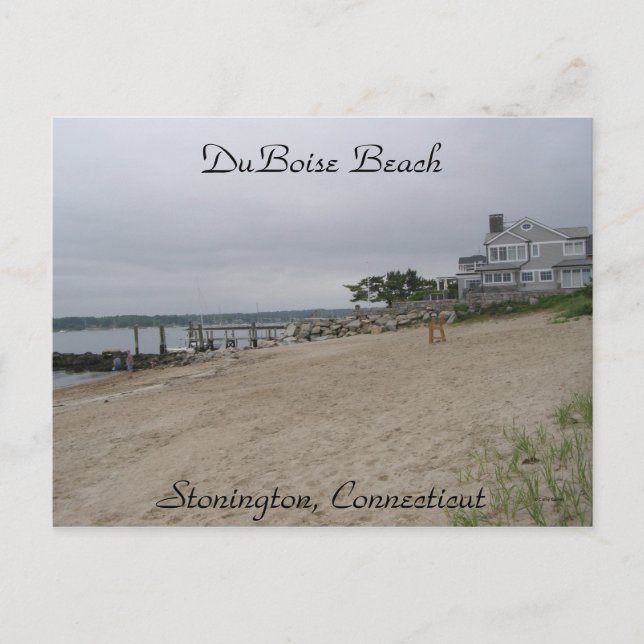 DuBoise Beach , Ct Postcard (Front)