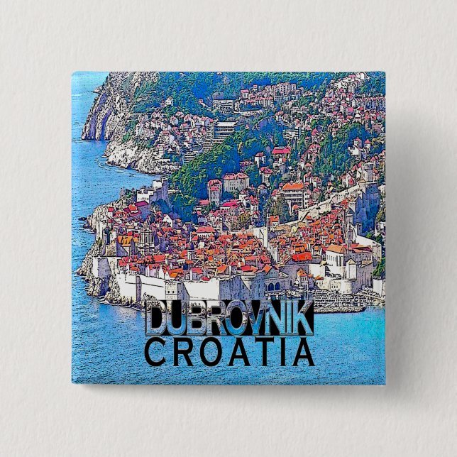 Dubrovnik Button (Front)