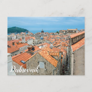Dubrovnik city center postcard