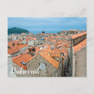 Dubrovnik city center postcard