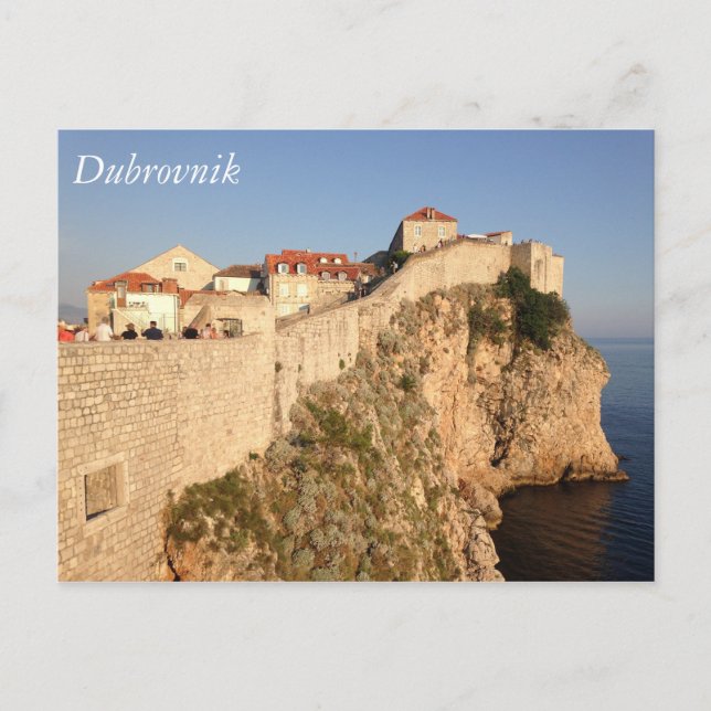 Dubrovnik City Walls Postcard (Front)