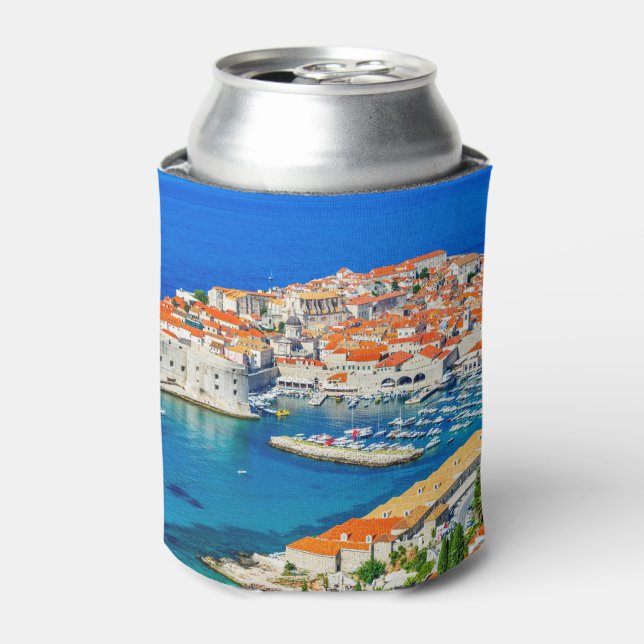 Dubrovnik Croatia Can Cooler (Can Front)