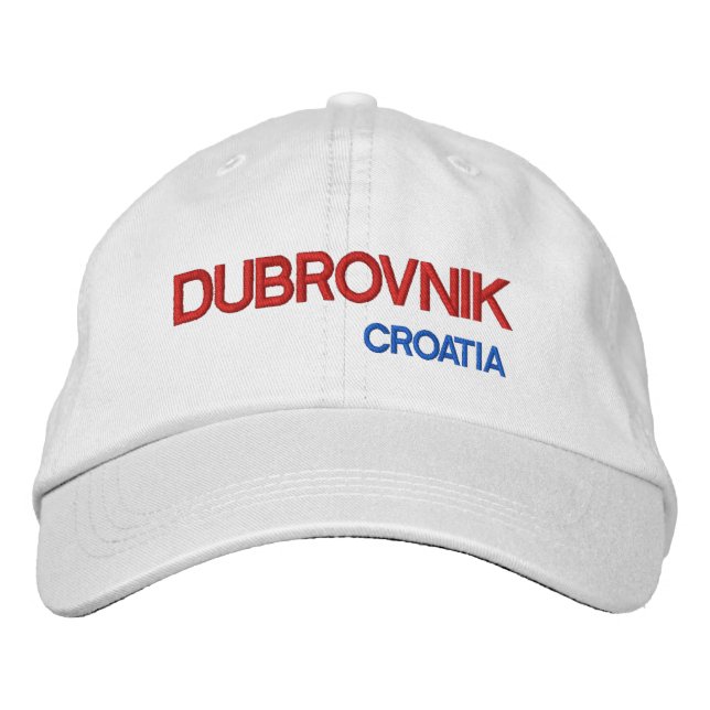 Dubrovnik, Croatia* Hat   Dubrovnik Hrvatska kappe (Front)