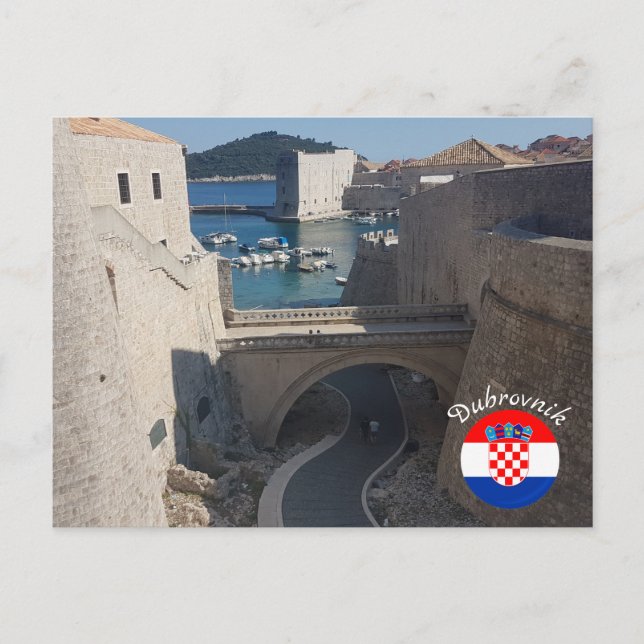 Dubrovnik | Croatia | Hrvatska | Adriatic Sea  Postcard (Front)