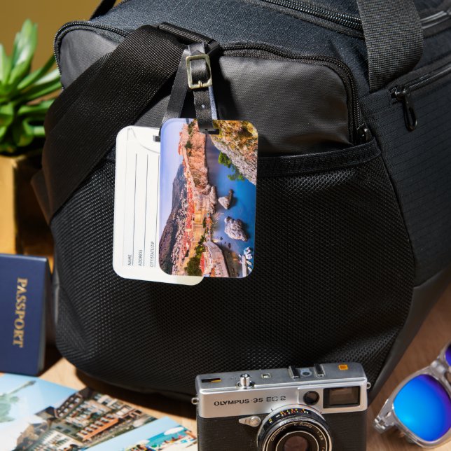 Dubrovnik Croatia Luggage Tag (Front & Back)