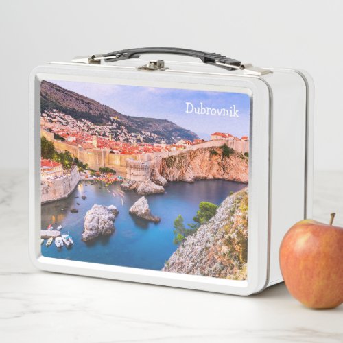 Dubrovnik Croatia Metal Lunch Box