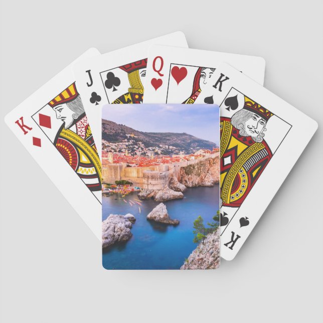 Dubrovnik Croatia Poker Cards (Back)