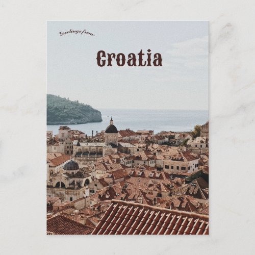 Dubrovnik Croatia Postcard