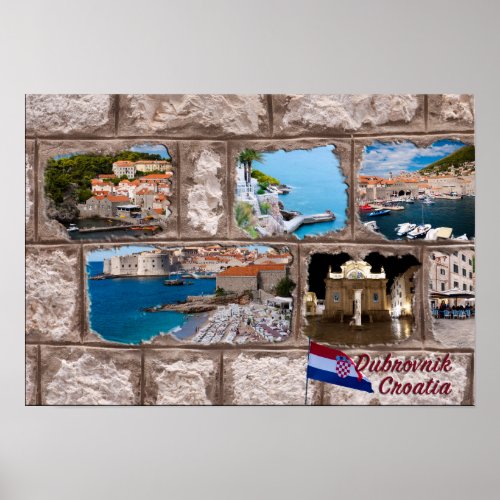 Dubrovnik Croatia Poster