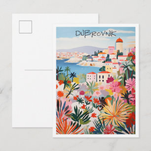 Dubrovnik Croatia Travel  Postcard
