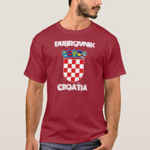 Dubrovnik, Croatia with coat of arms T-Shirt