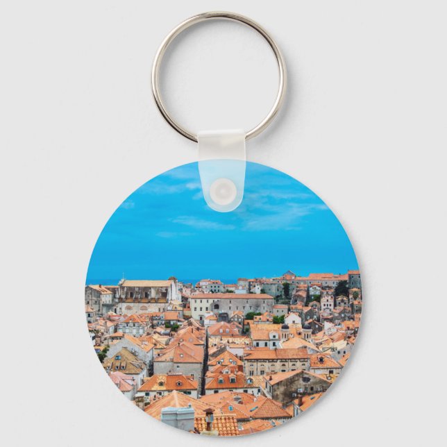 Dubrovnik historic center keychain (Front)