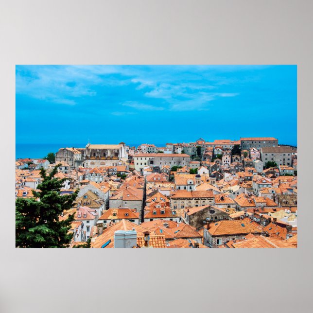 Dubrovnik historic center poster (Front)