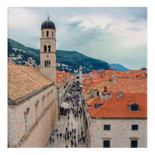 Dubrovnik main street, Croatia Acrylic Print