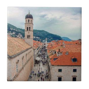 Dubrovnik main street, Croatia Ceramic Tile
