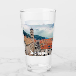 Dubrovnik main street in Croatia Glass
