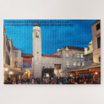 Dubrovnik Old Town Croatia Large Jigsaw Puzzle by pjwuebker at Zazzle