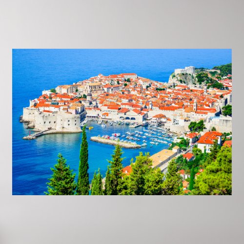 Dubrovnik poster Croatia Poster