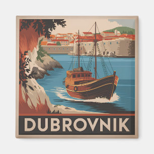 Dubrovnik vintage magnet