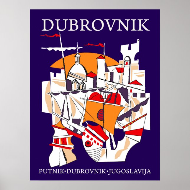 Dubrovnik, Yugoslavia Poster (Front)