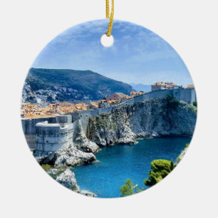 Dubrovnik's Old City Ceramic Ornament