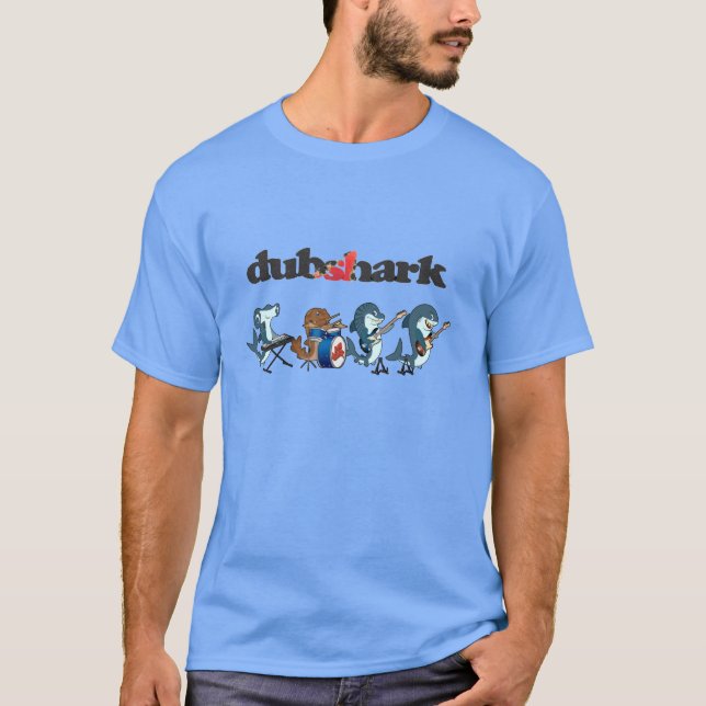 Dubshark Shark Band Characters T-Shirt (Front)