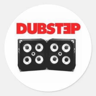 Dubstep Classic Round Sticker