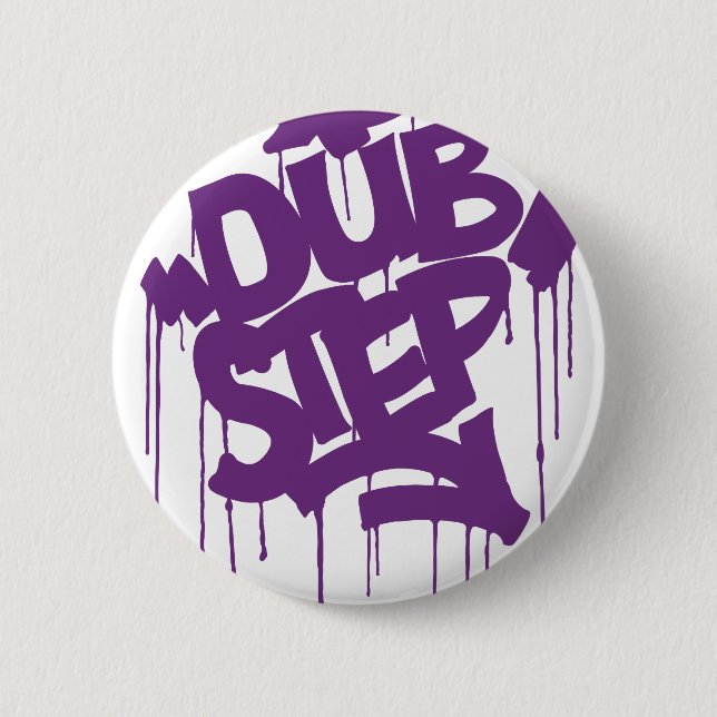 Dubstep FatCap Kush Purple Button (Front)