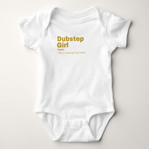 Dubstep  Girl - Dubstep  Baby Bodysuit