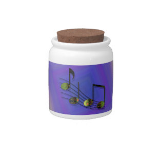 Dubstep Notes Candy Jar