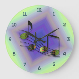 Dubstep Notes Clock