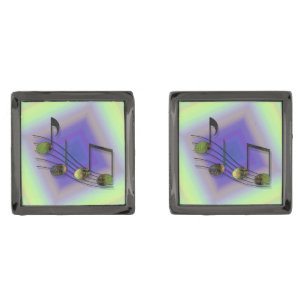 Dubstep Notes Cufflinks