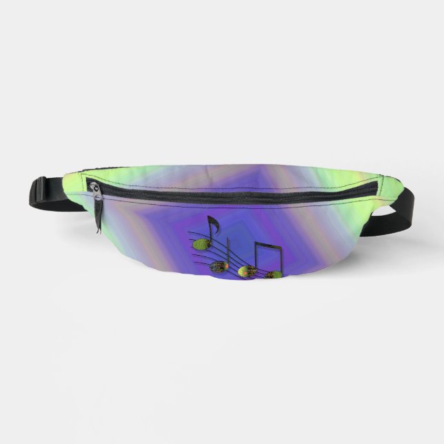 Dubstep Notes Fanny Pack (Front)