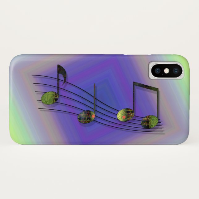 Dubstep Notes iPhone Case-Mate Case (Back (Horizontal))
