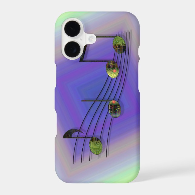 Dubstep Notes iPhone Case-Mate Case (Back)