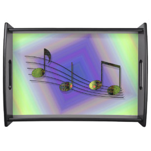 Dubstep Notes Serving Tray