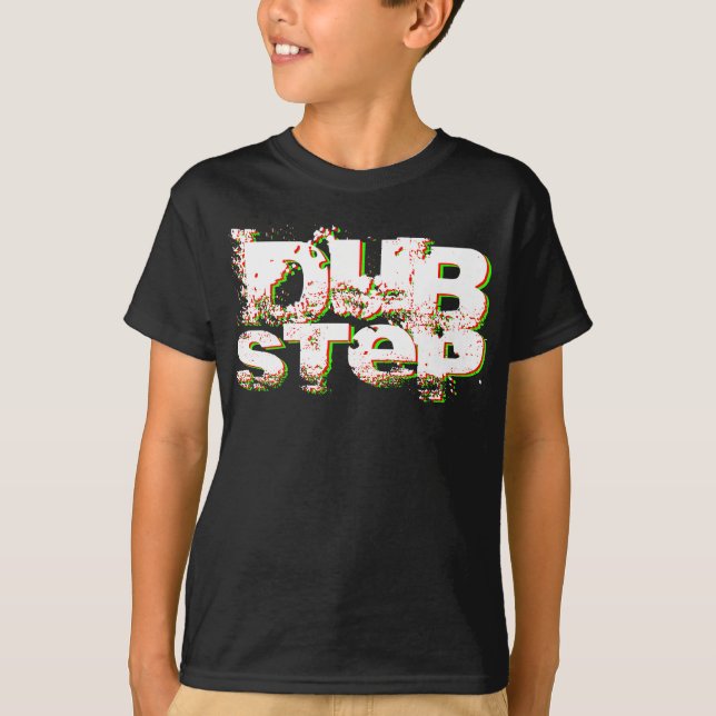 Dubstep Red and Green T-Shirt (Front)