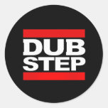 dubstep remix-dubstep radio-free dubstep-kode9 classic round sticker