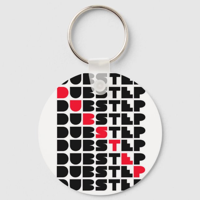 Dubstep WALL girls guys Dubstep music Keychain (Front)