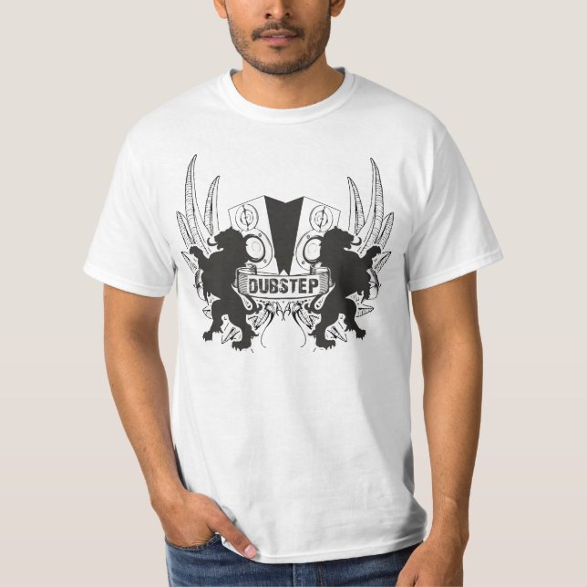 Dubstep (white) T-Shirt (Front)