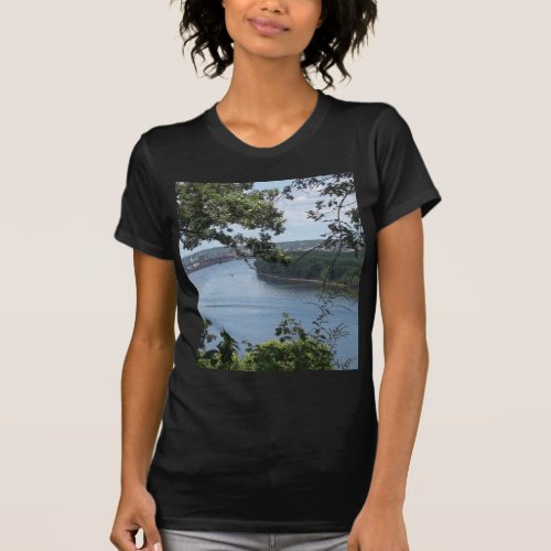 Dubuque Iowa from the Mississippi River T_Shirt