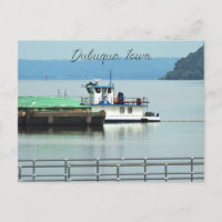 Dubuque, Iowa Pusher Boat on the Mississippi River