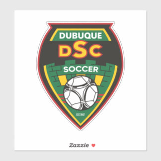 Dubuque Soccer Club Car Decal